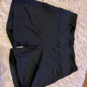 90 degree black workout shorts spandex